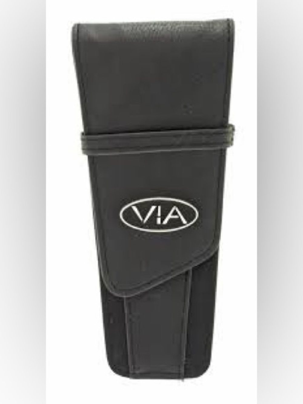 VIA Black Vintage Leather Case